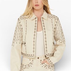 Wonderwest Women's Birch Studded Denim Jacket Western